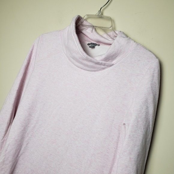 TALBOTS Baby Pink Cowl Neck Pullover - Picture 3 of 7